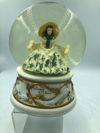 Scarlett Snow Globe And Music Box.  Gone With The Wind