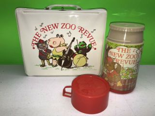 1974 - Aladdin - The Zoo Revue - Vinyl Lunchbox W/ Thermos -