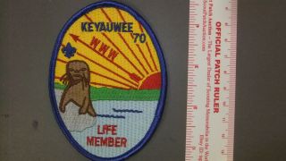 Boy Scout Oa 70 Keyauwee Odd Shape 1341ii
