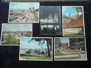 6 Postcards Of Oslo,  City Hall,  Eidsvoll Square,  Grand Hotel Abelhaugen RÅdhuset