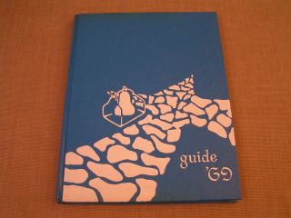 1969 Ashland Ohio Oh.  Ashland High School " Guide " Hs Annual Yearbook Year Book