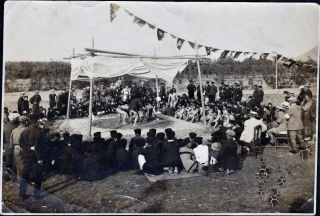 Japan,  Japanese Sumo Wrestling,  Outdoor Competition In China (manchukuo),  1930s