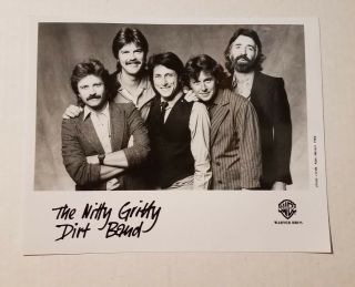 Nitty Gritty Dirt Band - Vintage Record Label Photo - 1984 Warner Bros.  Records