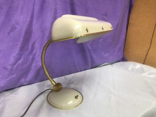 Vintage Flexible Gooseneck Desk Lamp Atomic Mid Century Modern MCM 2