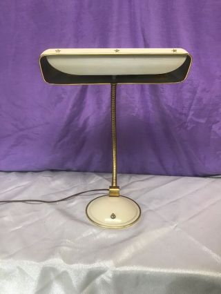 Vintage Flexible Gooseneck Desk Lamp Atomic Mid Century Modern MCM 6