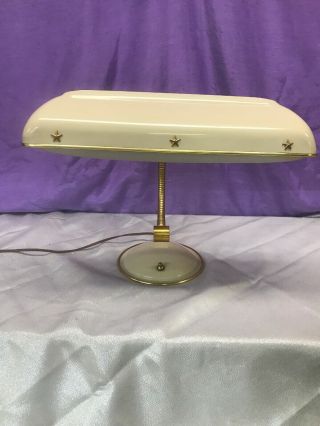 Vintage Flexible Gooseneck Desk Lamp Atomic Mid Century Modern MCM 7