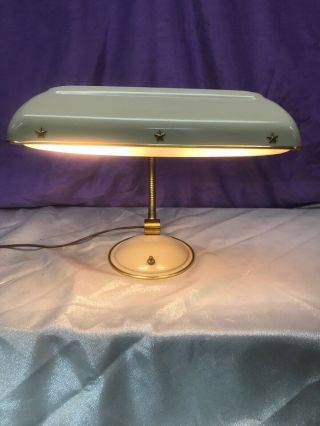 Vintage Flexible Gooseneck Desk Lamp Atomic Mid Century Modern MCM 8