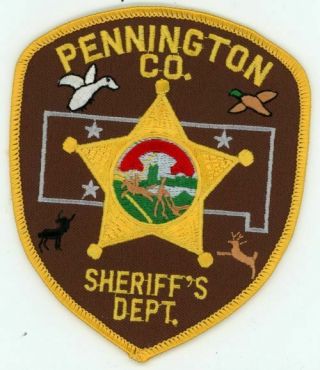 Pennington County Sheriff Minnesota Mn Colorful Patch Police