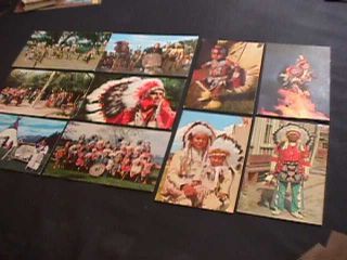 10 American Indian Postcard Views