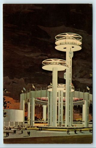 Vintage Postcard York State Exhibit World 