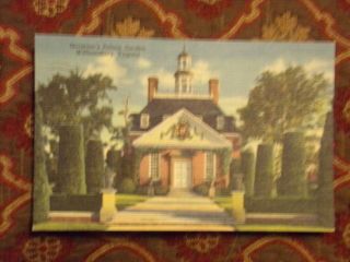 Vintage Postcard Governor 