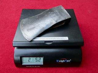 RARE Vintage 1920s Embossed 2 - 1/4 Lb.  Stanley Sweetheart 4 - Square Boys Axe Head. 4