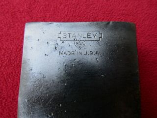 RARE Vintage 1920s Embossed 2 - 1/4 Lb.  Stanley Sweetheart 4 - Square Boys Axe Head. 5