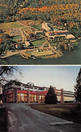 Stevensville Country Club Swan Lake,  York Ca 1960s Vintage Postcard