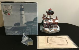 Harbour Lights Hereford Inlet Jersey Christmas 2000 710 W/ Box,  Coin,