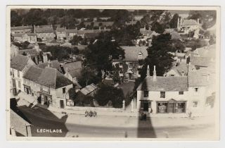 Real Photo Card Birds Eye View Lechlade Gloucestershire