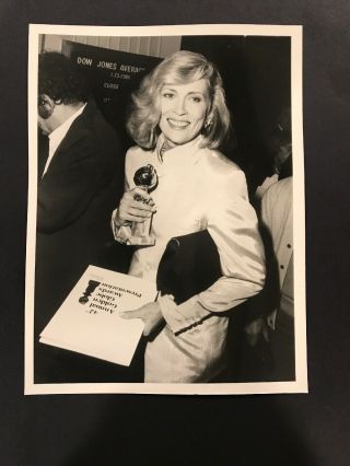 Faye Dunaway Vintage 6 X 8 Press Photo 1980’s