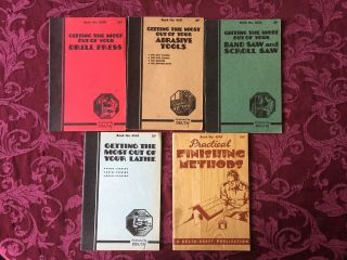 Vintage Delta " Getting The Most Out Of Your.  " Instructional Books (5ea)