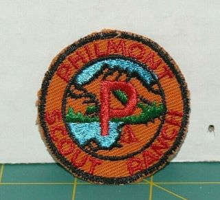 Vintage Philmont Scout Ranch Patch,  Boy Scouts Of America Bsa