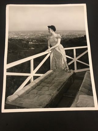Joan Evans 1950’s Vintage 8 X10 Photo 1