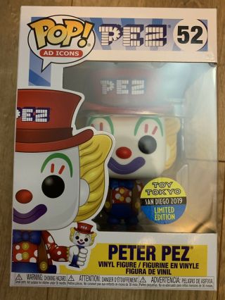 Sdcc 2019 Peter Pez Toy Tokyo Funko Pop Comic Con Official