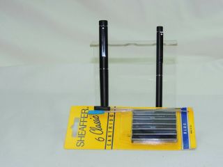 Sheaffer Targa Fountain Pen And Ballpoint Pen Set Good Order & Convertor Ref: A5