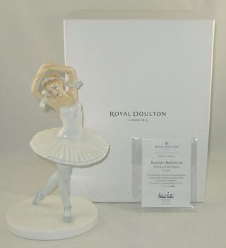 Royal Doulton Dances Of The World " Russian Ballerina " Hn 5567 W/orig.  Box &