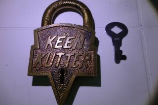 Vintage 1906 Antique E C Simmons Keen Kutter Padlock Lock W/key