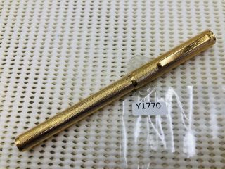 Y1770 Dunhill Fountain Pen 14k Gold 585