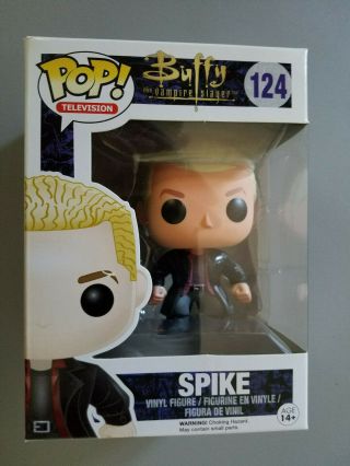 Spike Funko Pop Tv Buffy The Vampire Slayer 124 (vaulted) Slight Box Damage