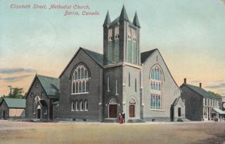 Barrie,  Ontario,  Canada,  1909 ; Elizabeth Street,  Methodist Church