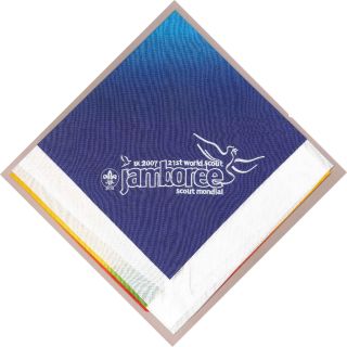 2007 World Scout Jamboree Official Staff (white) Neckerchief / Scarf Scare