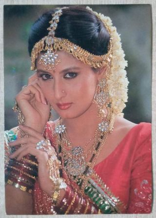 Bollywood Actress - Sangeeta Bijlani - Rare Postcard Post Card