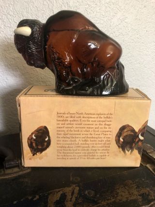 Avon American Buffalo Vintage After Shave Bottle Full,  Box 3