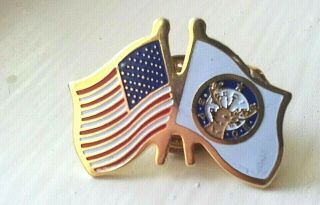 Usa American Flag Bpoe Elks Lodge Friendship Pin
