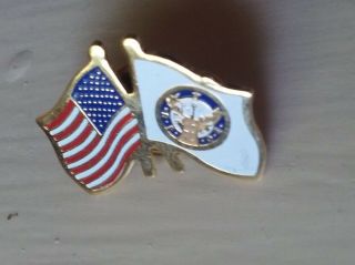 USA American Flag BPOE Elks Lodge Friendship pin 2