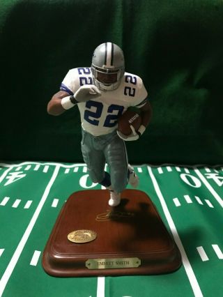 Danbury Emmitt Smith Dallas Cowboys Nfl Figurine