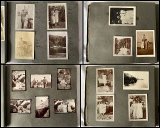Antique Art Deco Era Album of Photos 1923 - 1925 Clacton on Sea,  Orphanage etc. 5