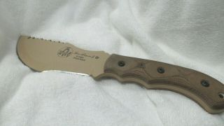 Tom Brown Tan Tracker Fixed Blade Knife By Tops