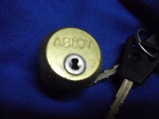 Abloy Cy402 Mortise Cylinder 1 " Glass Door Adams Rite High Security Lock 2keys