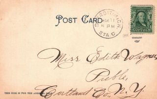 Detroit,  Michigan,  MI,  Bath House,  Belle Isle Park,  1906 Vintage Postcard g1162 2