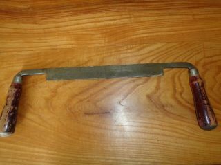 Vintage Northern King Marshall Wells 10 " Draw Knife In Great Shape Sharp Usa