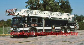 Fire Apparatus Slide,  Ladder 43,  Plymouth / Pa,  1994 Pierce