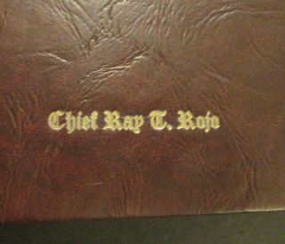 Four (4) LOS ANGELES FIRE DEPARTMENT L.  A.  F.  D.  BOOKS from Chief Rey Rojo ' s Estate 3