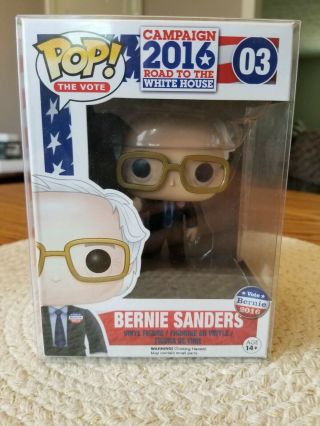 Funko Pop Bernie Sanders 2016 Pop Rare