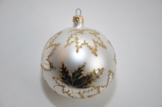 1987 Christopher Radko Round Ball Christmas Ornament Scarlett’s Wedding Dress