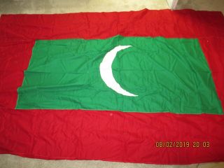 Us Government Made Flag,  National Maldive Island