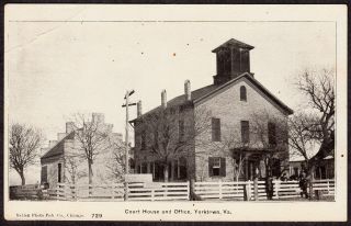 Yorktown,  Va; York County,  Virginia; 1907 Court House