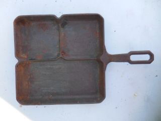 Vintage Cast Iron Griswold Colonial Breakfast Skillet 666