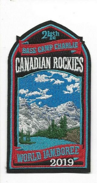 24th World Scout Jamboree Base Camp Charlie Patch Canadian Rockies [wsj253]